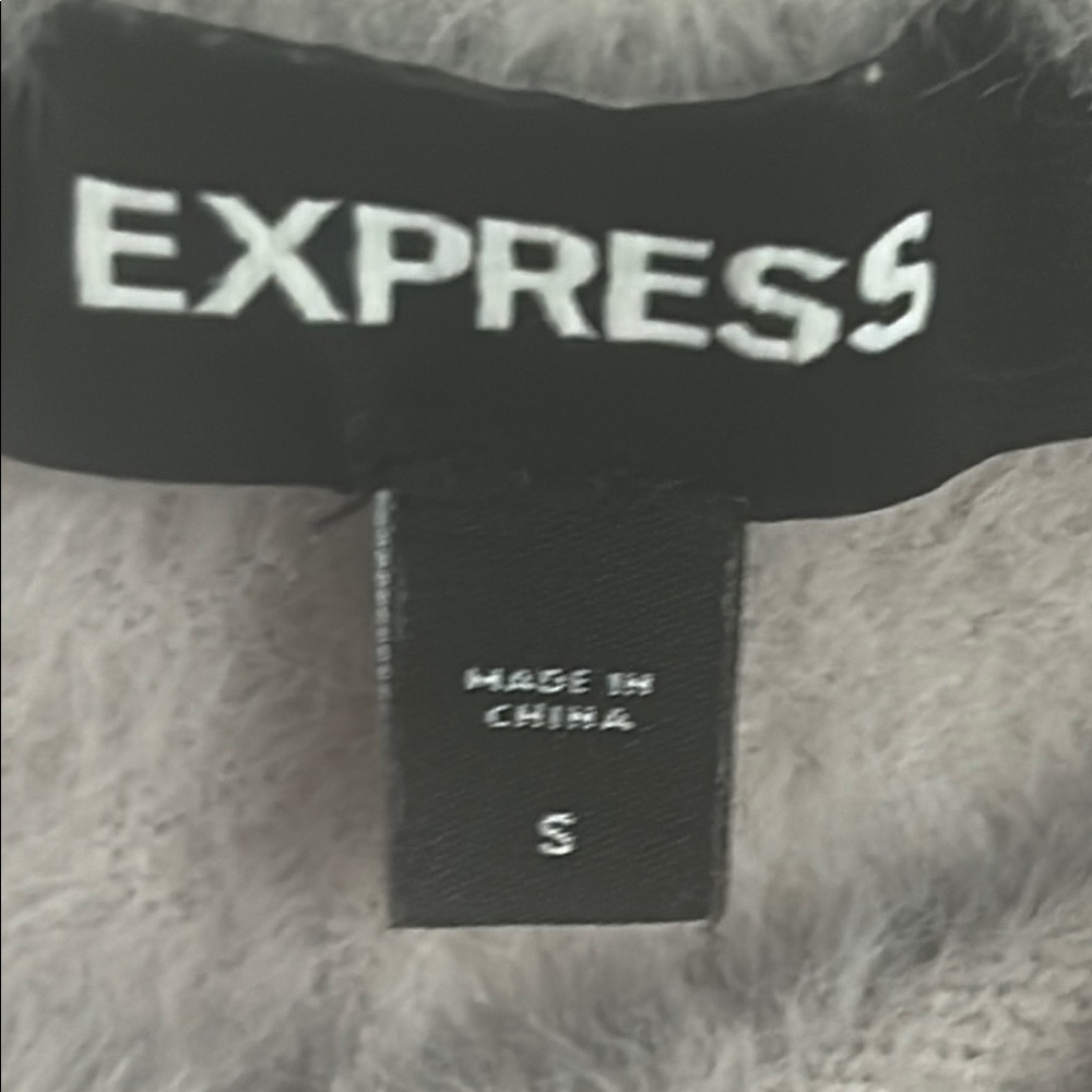 Express Trio of Cozy Fuzzy Eyelash Lounge Shorts in Swan, Raindrops, Black Sand - Picture 5 of 12